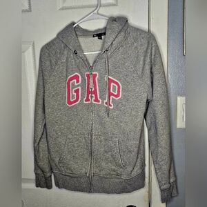 Women's GAP Gray& Pink Hoodie